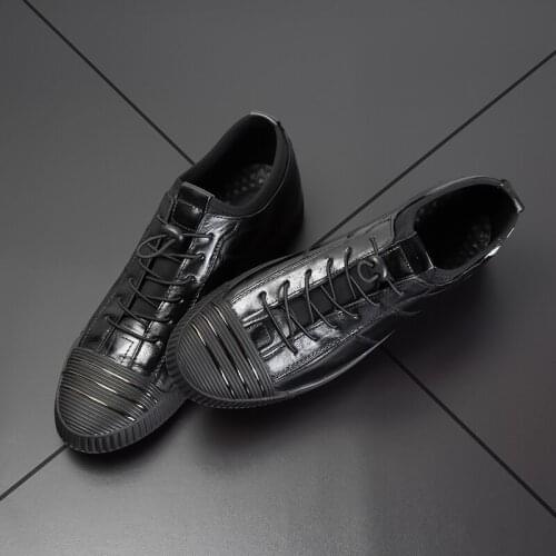 Sneaker Sneaker masculino mens man hot hombre fashion cuero casual causal leather leisure sneakers flat moccasins Mens shoes de