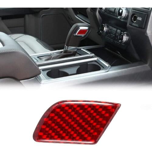 Compatible with Carbon Fiber Shift Head Up Shifter Sticker Decoration Frame Accessories for Ford F150 2015-2020