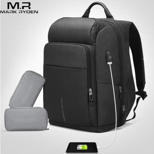 Mark Ryden Men Backpack Multifunction USB Charging 17 Inch Laptop Bag Large Capacity Waterproof Travel Bags For Men