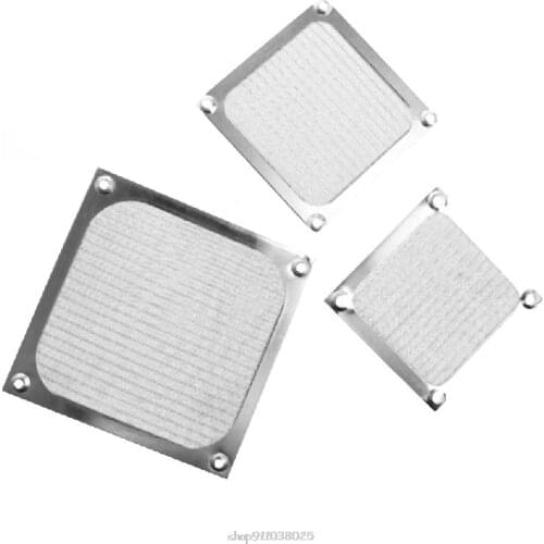 Metal Dustproof Mesh Dust Filter Net Guard 12/9/8cm For Computer Case Cooler Fan E1PA D04 20 Dropship