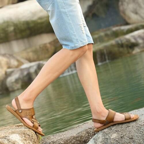 Zapatillas De Andar Por Casa Hombre Summer Mens Slippers Sport Couple Beach Wear Slipper Rubber Sole Men