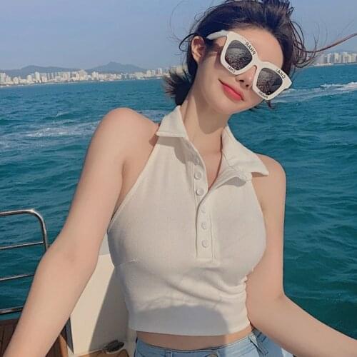 Slim Small Strap Female Summer Top Sexy V Neck Women Solid Color Elegant Tank Tops