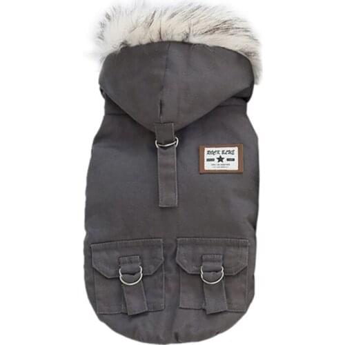 Thickening Wool Dog Clothes Warm Small Dog Coat Jacket Pet Dog Costume Winter Clothes Chihuahua French Bulldog Large Size Dogs