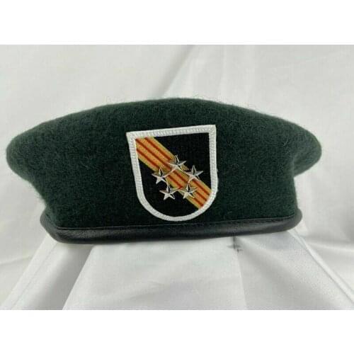 VIETNAM WAR US ARMY 5ST SPECIAL FORCES BERET 5 STAR GENERAL RANK MILITARY CAP armyshop2008