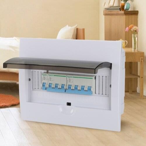 4/6/8/10/12/15/18/24 Loop Moistureproof Dust-proof Home Hotel Distribution Box for Circuit Breaker Indoor Wall