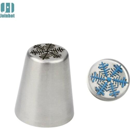 1 pc Christmas snow Icing Piping Tips Special Russian Nozzle Cupcake Cake Decorating Pastry Baking Tools