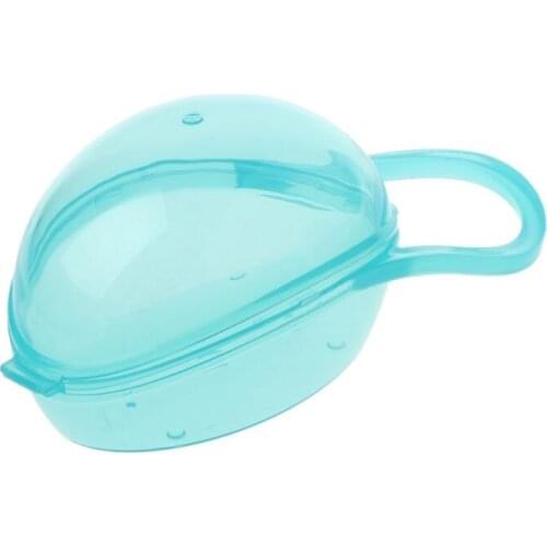 Baby Solid Pacifier Box Soother Container Holder Pacifier Box Travel Storage Case Safe Holder Pacifier PP Plastic Box 1PCS