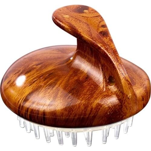 1 Piece Brush Head To Wash Clean Care Hair Root Itching Scalp Massage Comb Brush Silicone Bath Anti-dandruff Shampoo