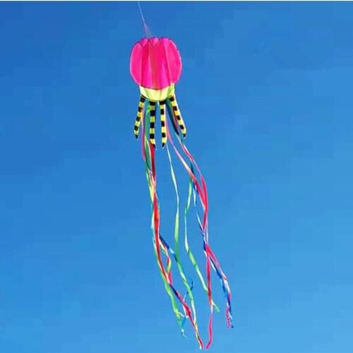 2020 Creative Kids Kite Software /Jellyfish Kite Outdoor Sports Toy Kites Good Flying Long Tail Gift