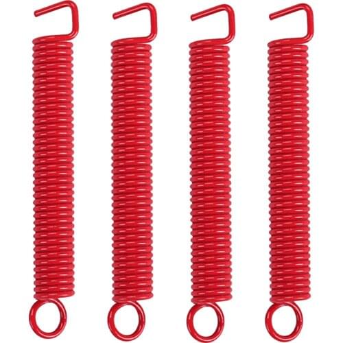 4Pcs Electric Guitar Tremolo Bridge Springs for Bridge Guitar Red Guitar Replacement Parts