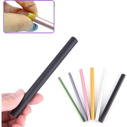 6Pcs Top Acrylic C Curve Shaping Stick French Crystal UV Gel Tip Builder Form Guide Mold Pro Manicure Art Design Kit