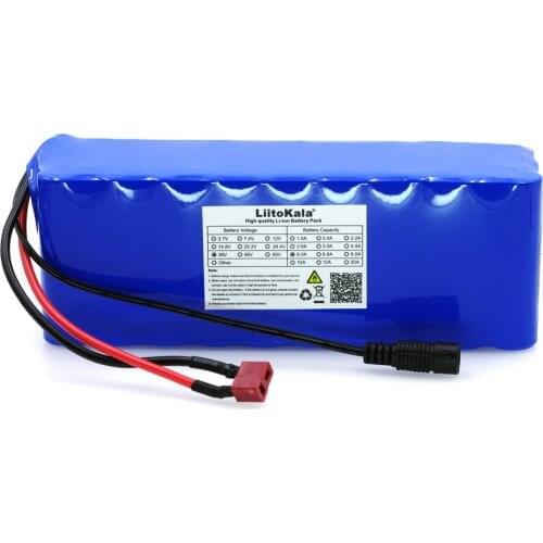Liitokala 36V 6Ah 10S3P 18650 Rechargeable Battery Pack ,Modified Bicycles,Electric Vehicle 36V Protection With PCB