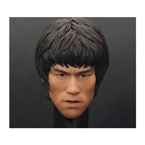 1/6 scale figure accessories Bruce Lee head sculpt for 12" Action figure doll,Not included body,clothes and other D2092