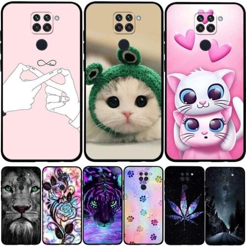 For Redmi 10X 10 X 4G Note 9 Note9 Case Soft TPU Silicone Case For Xiaomi Redmi 10X 4G Note 9 Cover Love Capa For Redmi10x Funda