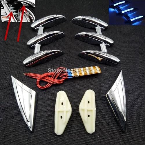 Fork Tower Accents MudGuard Decoration Bokykits Parts Accessories For Honda Gold Wing Goldwing GL1800 GL 1800 2001-2011