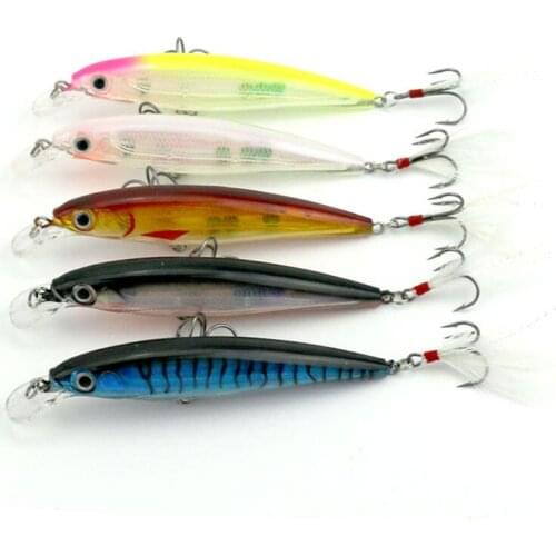 HENGJIA 100pcs hard minnow crankbaits bass wobbler catfish fishing lures pike carp trout peche fishing bait pesca fishing tackle