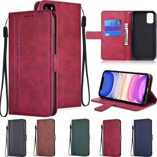 Leather Case for Xiaomi POCO M3 X3 Nfc F3 F2 F1 Pro Mi A1 A2 A3 10T 11 Lite Redmi Note 10 10s 9s 9a 9c 9 pro Funda Wallet Cover