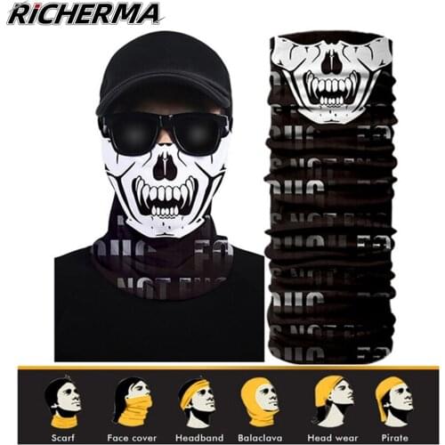 Motorcycle Skull Balaclava Winter Scarves Mask Men Dustproof Sport Fishing Running Ski Biker Tactical Face Mask Neck Warmer