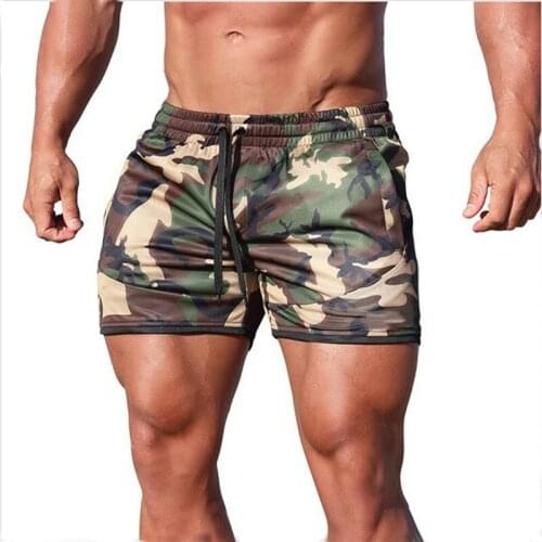 2021 Summer Running Shorts Men Camo Quick Dry Sports Jogging Fitness Shorts Gym Sport Shorts Men Bermuda Beach Short Pants