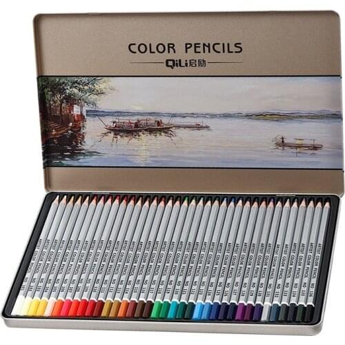 36/48/72 Colors Wood Colored Pencils Set Artist Painting Oil Colored Pencils For School Drawing Sketch Art Supplies Kids Gifts