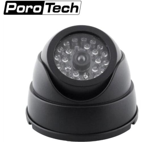 New Indoor Outdoor Waterproof IR CCTV Dummy Dome Camera LED Fake Surveillance Security