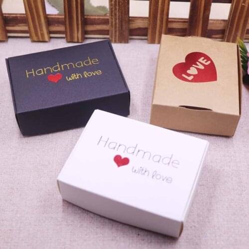 New DIY multi styles gift/candy/packing box DIY handmade with love cardboard gift package & Wedding Favourate BOX Red Heart