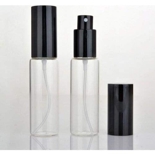 Wholesale 30ML Portable Glass Perfume Bottle With Aluminum Atomizer Empty Cosmetic Case For Traveler LX1255