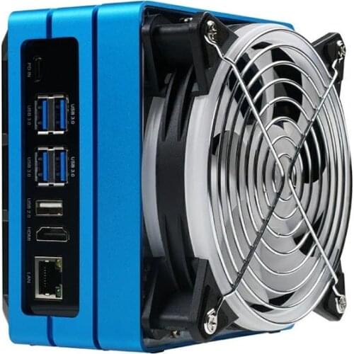 Jetson Mate Cluster Mini - Jetson Nano/NX Carrier Board for GPU Cluster and Server Includes a Jetson Mate, a Cooling Fan,a Case