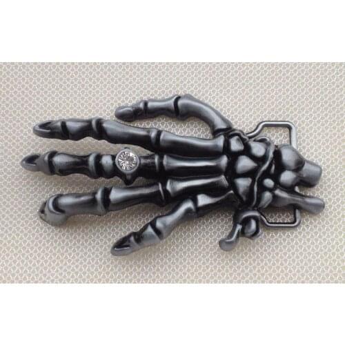Skull Skeleton Freddy Hand Horror Claw Belt Buckle suitable for 4cm wideth belt with continous stock