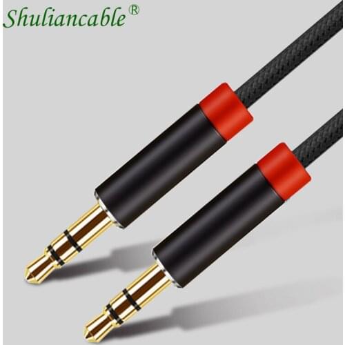 Shuliancable AUX Cable 3.5mm Audio Cable 3.5 Mm Jack Male To Male Audio Cable for Car Headphone Stereo Speaker Cable Aux Cord