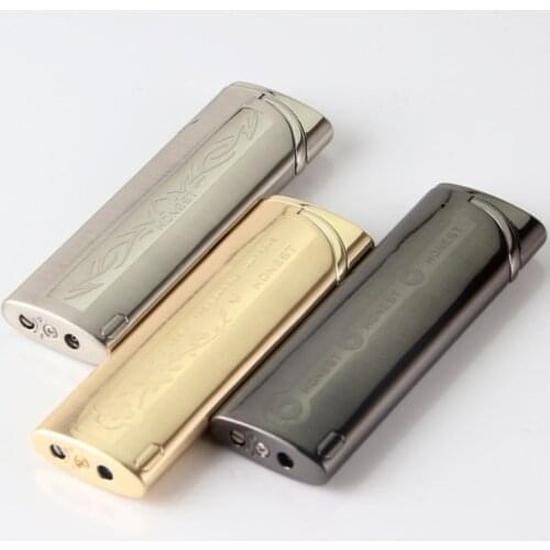 Windproof Ultra-thin Lighter Boutique Gift Smoking Accessories Gadgets for Men Technology Briquets Et Accessoires Fumeurs Gift