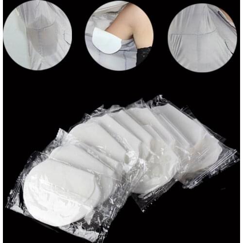 200pcs (100bags)Pairs Sweat Pads Dress Sweat Perspiration Pads Shield Disposable Underarm Armpits Deodorant For Women/Men Armpit