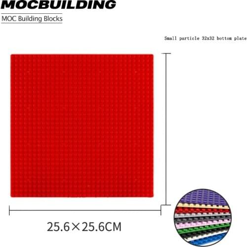 3PCS 3811 DIY Bulk Parts Building Block Flat Board Small Particle Digital Brick Smooth 32x32 Educational Creative Size Assembled
