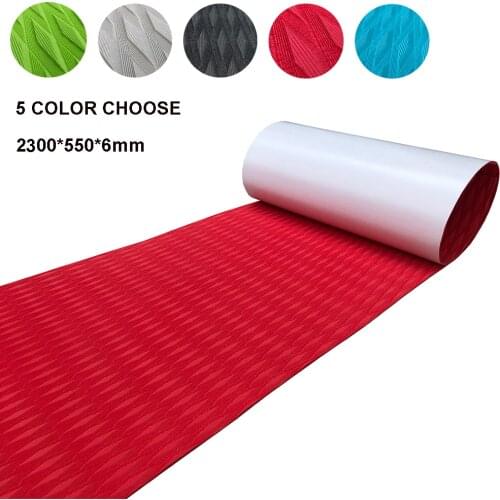 550*2300mm Faux Teak Boat Decking Sheet EVA Foam Flooring Pads Accessories Marine Yacht Motorcycle Surfing Traction Grip Tail