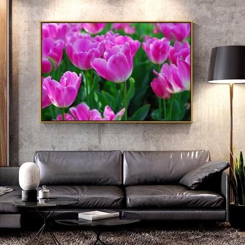 Artcozy Oil Canvas Painting Carnations plants and flowers For Home Decoration Wall Art