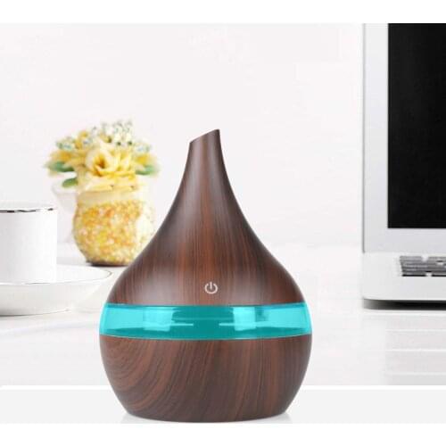 Humidifier Electric Aroma Air Diffuser Wood Ultrasonic Air Humidifier Essential Oil Aromatherapy Cool Mist Maker For Home#dg4
