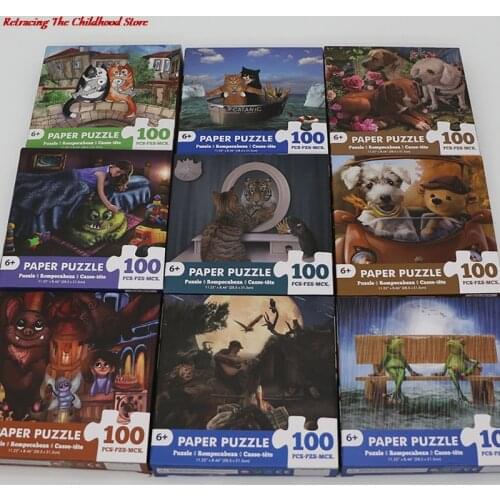 Jigsaw Puzzle 100 Pieces Assembling Picture Photo Educational Stress Relief Toy