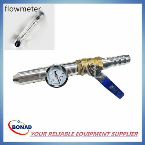 IEC60529 hand held IPX5/IPX6 6.3mm/12.5mm jet nozzle tester with flow meter