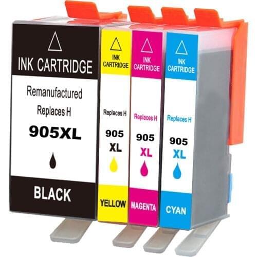 4BK+2C+2M+2Y Compatible Ink Cartridge For HP 905XL H905 905 Officejet Pro 6960 6970 All-in-One Printer