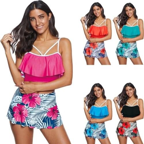 Two Piece Bathing Suit High Waist Swimsuit for Women Swimming Suit for Women Brazilian Bikini Plus Size Swimwear Summer Swimming