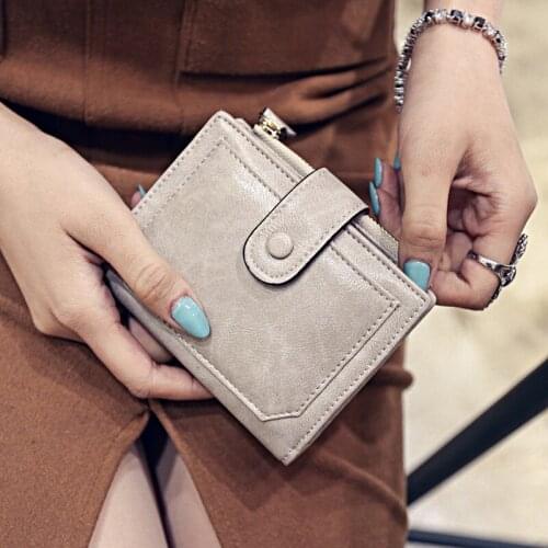 Fashion Women Wallets Female Wallet With Coin Bag Zipper Small Mini Wallet Purses New Design Wallet Slim Money Bag