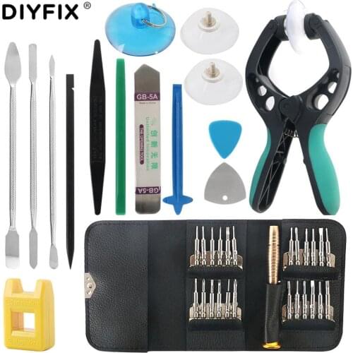 DIYFIX Mobile Phone Repair Tools Opening Screwdriver Set for iPhone MacBook Xiaomi Tablet PC Small Toy Disassemble Hand Tool Kit
