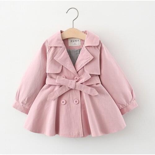Baby Girls Coat Trench Autumn 2021