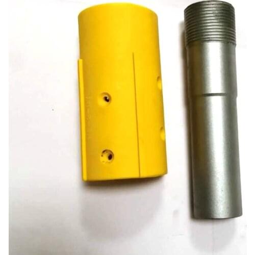 Fine thread 1 1/4"sandblast gun 8x160mm with steel jacket ,sand blasting gun for portable sandblast pot