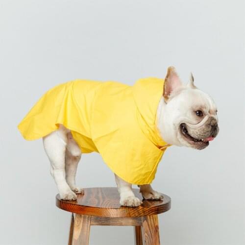 Dog Raincoat Waterproof For Small Medium Dogs Fashion Design Waterproof Dog Clothes Puppy Rainproof Coat Pets Costume