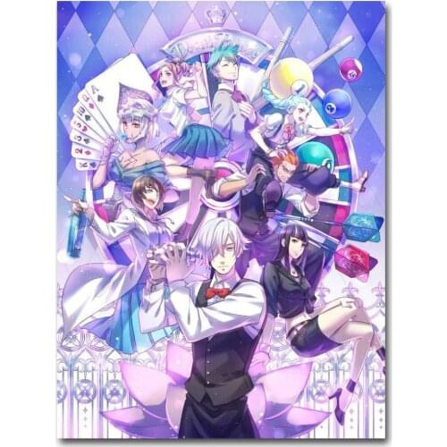 Full Square Drill DIY Diamond Death Parade Painting 5D Embroidery Handicraft Picture Anime Wall Art Home Decoration Cross Stitch