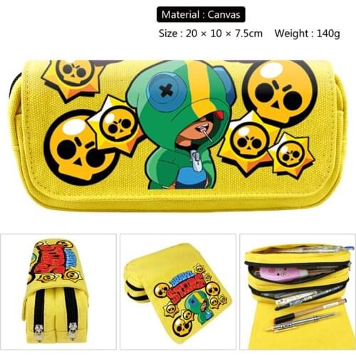Hot Game Not Shoulder Bags Print Crow Amber Shark Leon Belle Pencil Case Pencil Bags Make Up Case for Grils and Boys Handbags