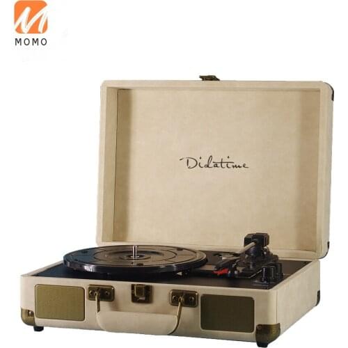 Portable Vinyl Record Player Vintage Phonograph Retro Living Room European Record Player Phonograph Bluetooth Gift