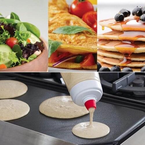 Hand-Cranked Batter Mixing Bottle Batter Dispenser Cream Mixing And Dispensing Pot Muffin Mixing Bottle With Scale