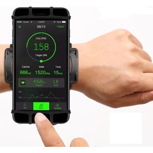 4-6in Running Bag Phone Armband Running Pouch Strap Jogging Sport Gym Arm Band Belt cuff telephone for fitness accessories 6.5in